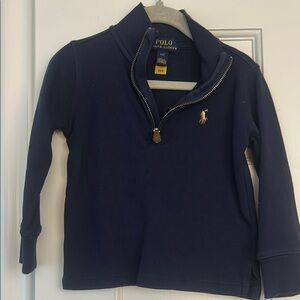 Polo by Ralph Lauren Blue Mock Neck Sweatshirt